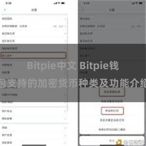 Bitpie中文 Bitpie钱包支持的加密货币种类及功能介绍