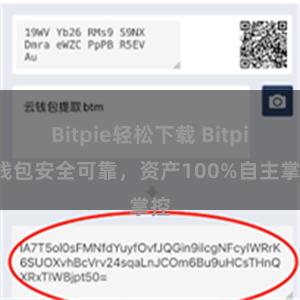 Bitpie轻松下载 Bitpie钱包安全可靠，资产100%自主掌控