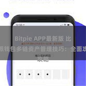 Bitpie APP最新版 比特派钱包多链资产管理技巧：全面攻略