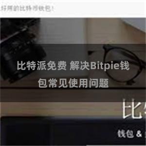 比特派免费 解决Bitpie钱包常见使用问题